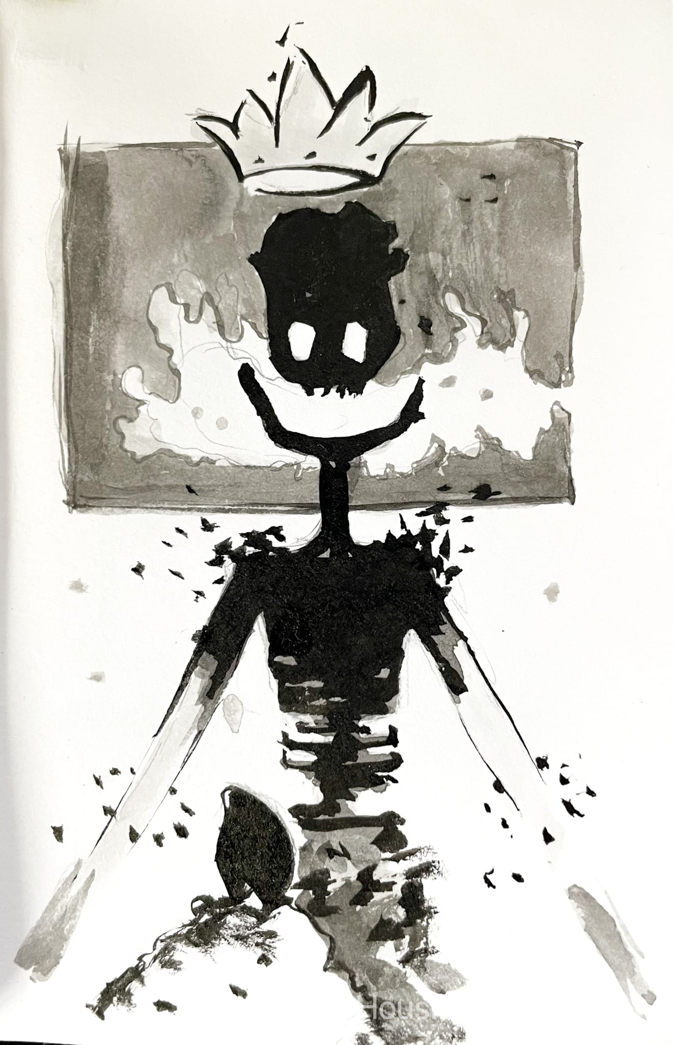 Skeleton Inktober